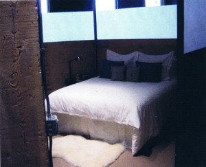 A view of the bedroom interior.